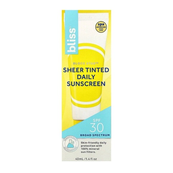 Bliss Block Star™ Sheer Tinted Daily Sunscreen, SPF 30, 1.4 fl oz 40 ml - Picture 2 of 6
